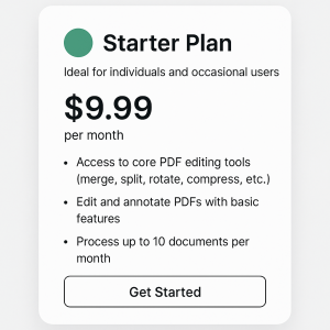 Starter Plan