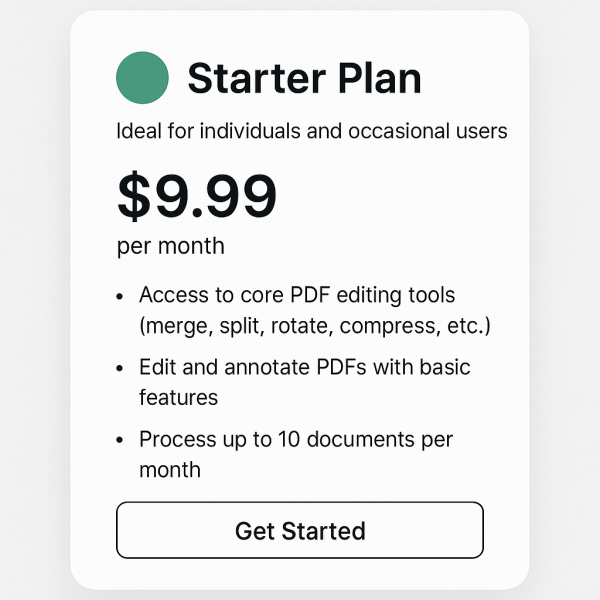 Starter Plan